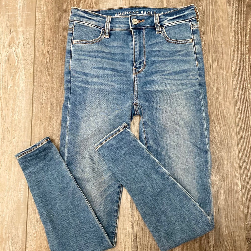 High waisted American Eagle jeggings